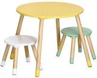 Zeller Present Kinder-Sitzgarnitur 3-tlg., multicolour, MDF