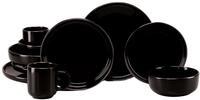 Creatable Kombiservice 10-tlg NORDIC FESTIVE, schwarz, Steinzeug