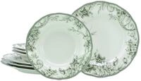 Creatable Tafelservice 8-tlg ADELAIDE, gr&uuml;n, Porzellan