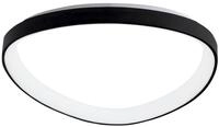 Fabas Luce LED-Deckenleuchte QUIRK, schwarz, Kunststoff