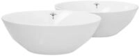 JOOP! Schale 16cm 2er-Set DINING GLAMOUR, dunkelgrau, Porzellan