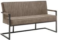 Z2 Bank LINDA, taupe, Microfaser