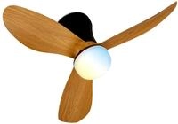 Briloner Deckenventilator inkl. LED LUFITO, schwarz, Metall
