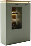 Z2 Highboard MONITZ, gr&uuml;n, Holznachbildung