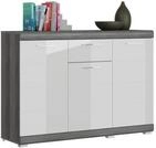 MID.YOU Kommode SCOUT, silber, Holznachbildung