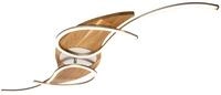 Zurbr&uuml;ggen LED-Deckenleuchte PANAMA, braun, Holz