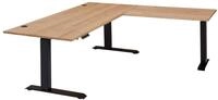 Linea Natura E-Eckschreibtisch Melamin SONOS, Eiche Artisan,...