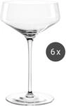 Leonardo Champagnerschale 6er-Set PUCCINI, klar, Kristallglas