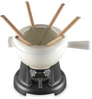 LE CREUSET Fondue Set Meringue MODE, Gusseisen
