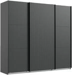 Z2 Schwebet&uuml;renschrank 3-t&uuml;rig ANDORRA, Graphit, Holznachbildung