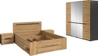 MID.YOU Schlafzimmer-Set CANU, Holznachbildung