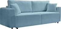 MID.YOU Schlafsofa POINT, Hellblau, Polyester