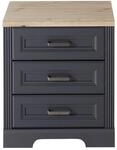 Landscape Rollcontainer JUDITH, Graphit, Holznachbildung