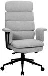 Venda Chefsessel JUNIS, Hellgrau, Webstoff