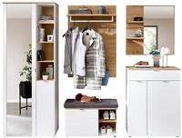 XORA Garderoben-Set BARI, Holznachbildung