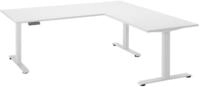 E-Serie E-Eckschreibtisch E-CORNER, Holznachbildung