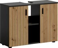 MID.YOU Waschbeckenunterschrank MONE, basalt, Holznachbildung