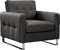 MID.YOU Sessel HERA, grau, Polyester