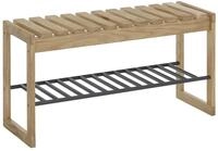 Linea Natura Garderobenbank BANTRY, Eiche natur, Massivholz