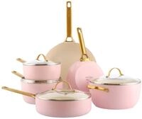 GreenPan Topfset 6-tlg. PADOVA, rosa, Aluminium