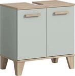 MID.YOU Waschbeckenunterschrank STAR, Hellgr&uuml;n, Holznachbildung
