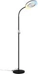 Briloner Stehleuchte mit Ventilator WINDY, schwarz, Materialmix