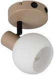 Reality Leuchten Strahler BOBA, beige, Metall