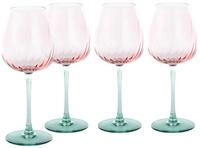 Creatable Weinglas 4-tlg SWIRLY SPRING, multicolour, Glas