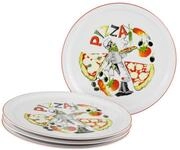 Creatable Pizzateller 30 cm 4-tlg MILANO LUIGI, Porzellan