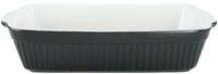 Creatable Auflaufform CLASSIC, schwarz/wei&szlig;, Steinzeug