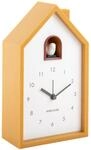 KARLSSON Wecker Modern CUCKOO, gelb, Kunststoff