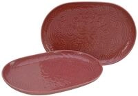 Creatable Servierteller-Set 2-tlg ORIENT MANDALA, rot, Porzellan