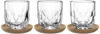 Leonardo Kaffee-Set 6-tlg. GOCCE, klar, Glas