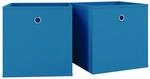 VCM 2er-Set Faltbox Klappbox BOXAS, blau, Stoff