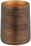 Wenko Zahnputzbecher PALENA, bronze, Polyresin