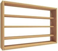 VCM K&uuml;chenregal ESALDI, buche, Holznachbildung