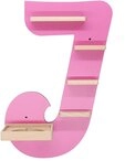VCM Boarti Tonieregal-Buchstabe J, pink, Holznachbildung