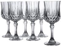 creaTable Wei&szlig;weinkelch 6er-Set LONGCHAMP ECLAT, transparent, Glas