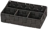 Wenko Badorganizer Adria klein, schwarz, Polyproplyen