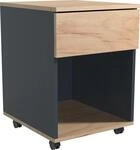 VCM Rollcontainer DALOSA, eiche, Holznachbildung