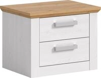 MID.YOU Nachtkommode VERONA, L&auml;rche, Holznachbildung