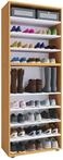 VCM Schuhregal LONA, buche, Holznachbildung