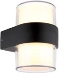 Globo Lighting LED-Aussenwandleuchte IGNACIO, anthrazit, Aluminium