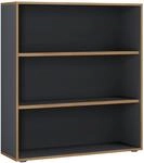 VCM B&uuml;roregal SALIA, anthrazit, Holznachbildung