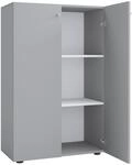 VCM Schuhschrank LONA XL, grau, Holznachbildung
