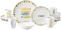 creaTable Kombiservice 16-tlg. SARDINHAS, multicolour, Steinzeug