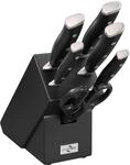 K&Uuml;CHENPROFI Messerblock 7-tlg. PRIMUS CLASSIC, schwarz, Edelstahl