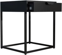 VCM Nachttisch FLOKAS, schwarz, Metall