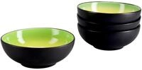 creaTable Smoothie Bowl 4-tlg. HOT GREEN, gr&uuml;n, Steinzeug