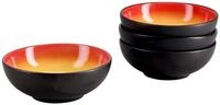 creaTable Smoothie Bowl 4-tlg. HOT RED, rot, Steinzeug